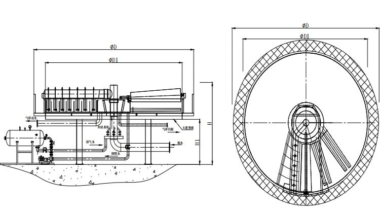 WQF high efficiency shallow air flotation WQF high efficiency shallow air flotation